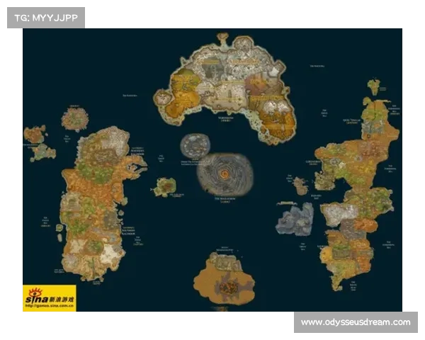 魔兽世界大地图飞行点图标全景展示 魔兽世界大地图飞行点图标全景展示